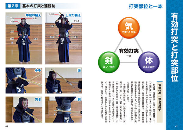本文・誌面デザインの事例：スポーツ(剣道)